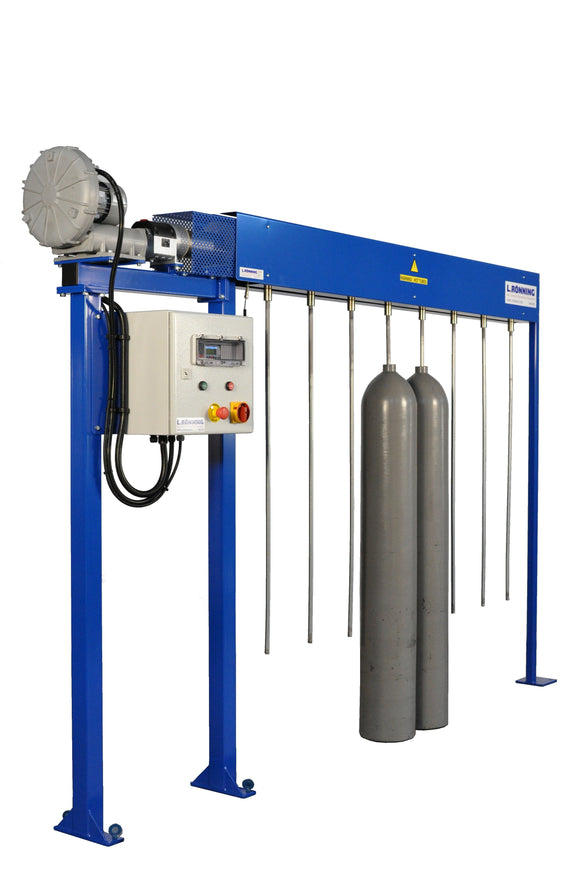 Drying unit gas cylinder maintenance 