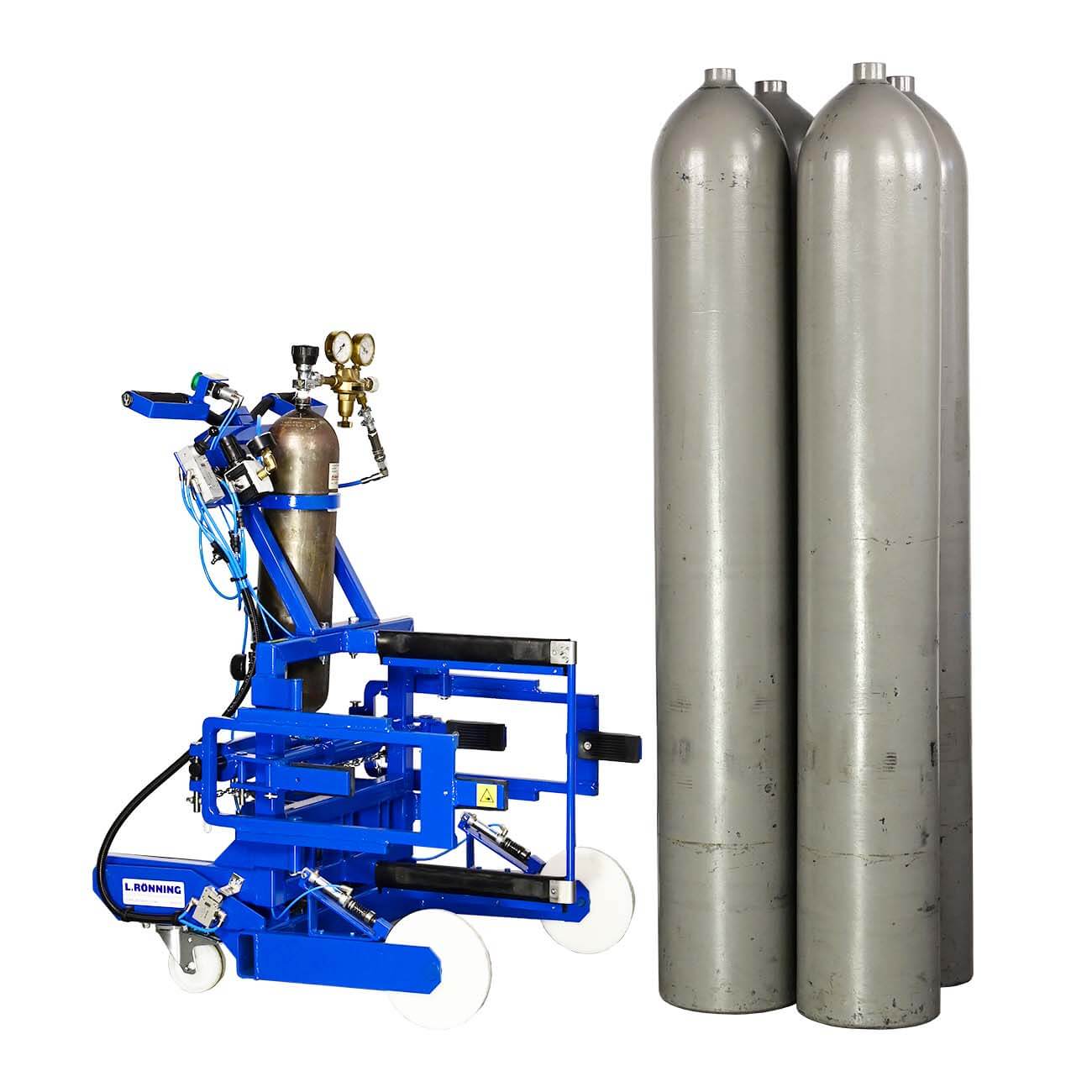 Transport gas cylinder