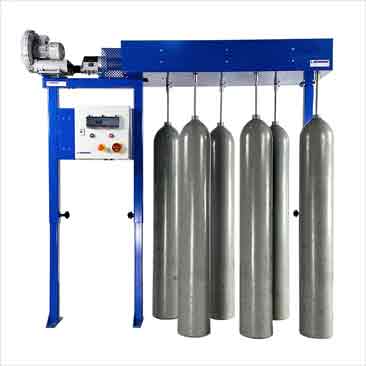 Drying unit gas cylinder maintenance 