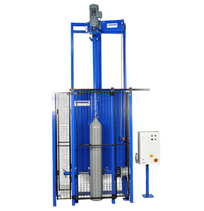 Support for valving machine