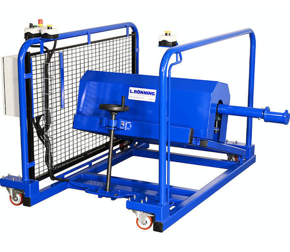 Valving machine for ton containers