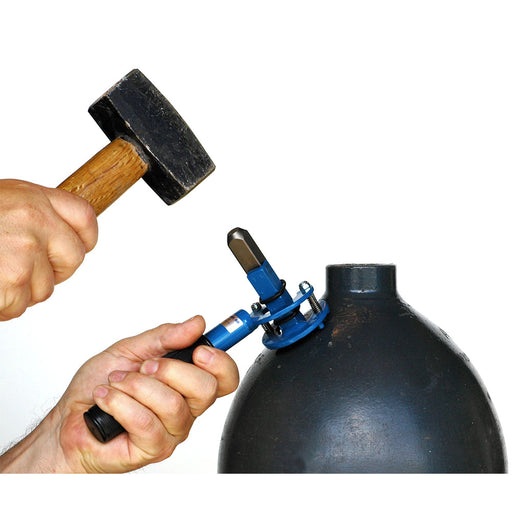 Marking tool  for gas cylinders
