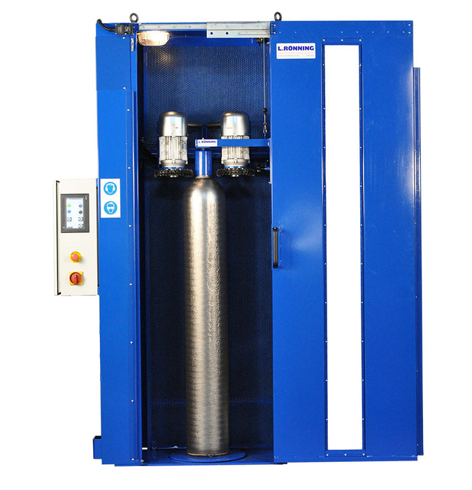 External cleaning & painting machine for gas cylinders – M148-152-003