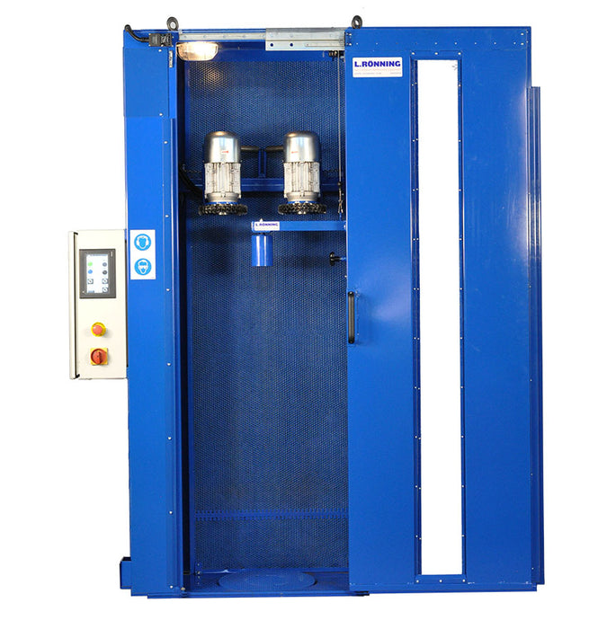 External cleaning & painting machine for gas cylinders – M148-152-003