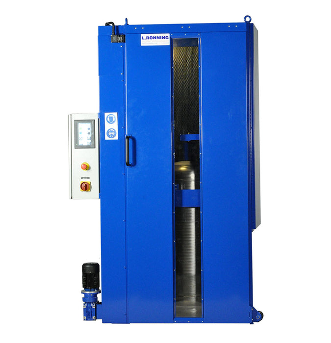 External cleaning and painting machine for gas cylinders - M148-152-004