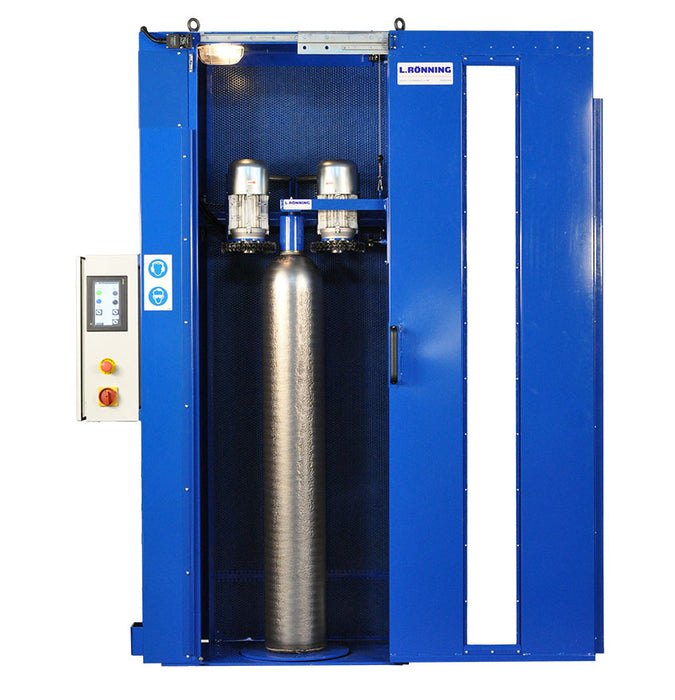 External cleaning & painting machine for gas cylinders – M148-152-005