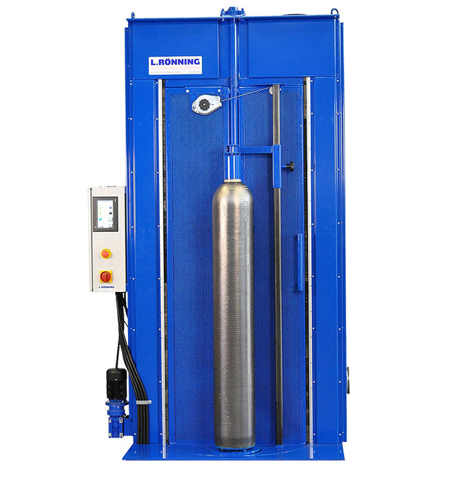 Revolving External Cleaning & Painting Machine for gas cylinders