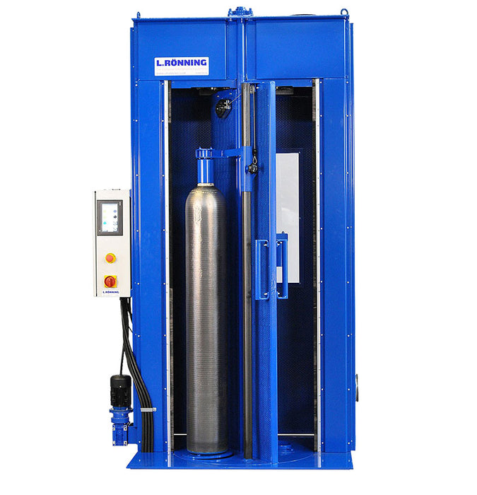 Revolving External Cleaning & Painting Machine for gas cylinders