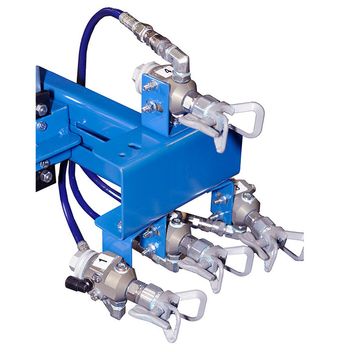 Automatic spray painting machine for gas cylinders - M169-108-XXX