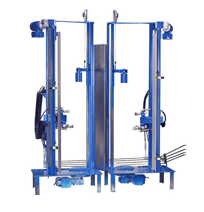 Automatic spray painting machine for gas cylinders - M169-108-XXX