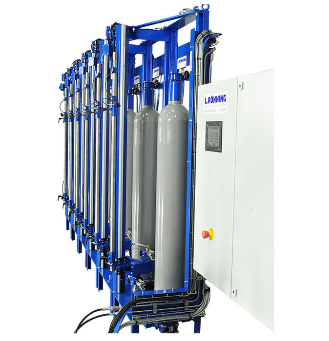 Automatic spray painting machine for gas cylinders - M169-108-XXX