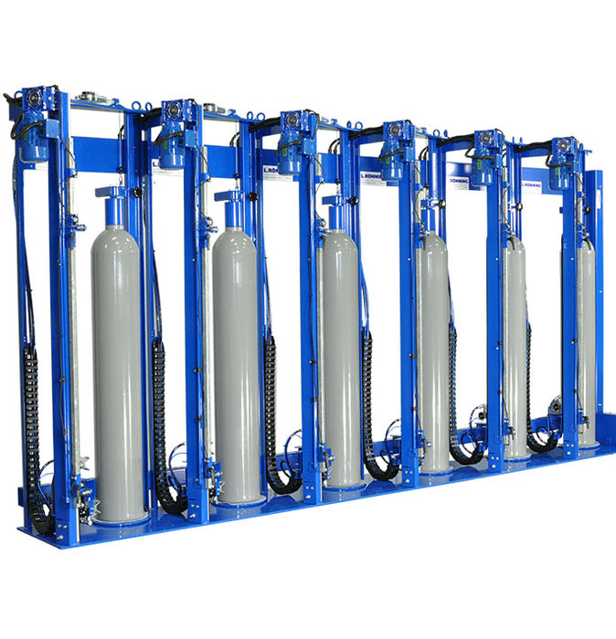 Automatic spray painting machine for gas cylinders - M169-108-XXX