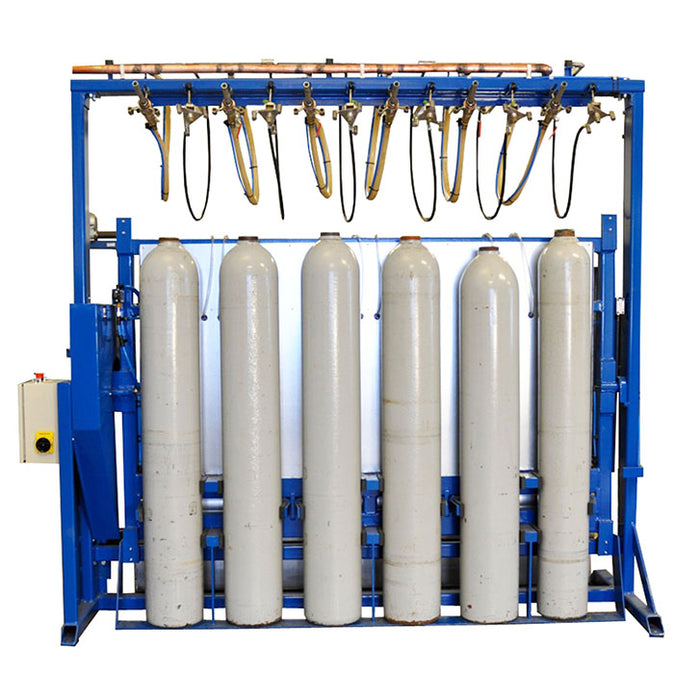 Pressure testing unit for gas cylinders - Ø235mm/H1700mm - M187-000-XXX