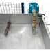 Water catch tray heater