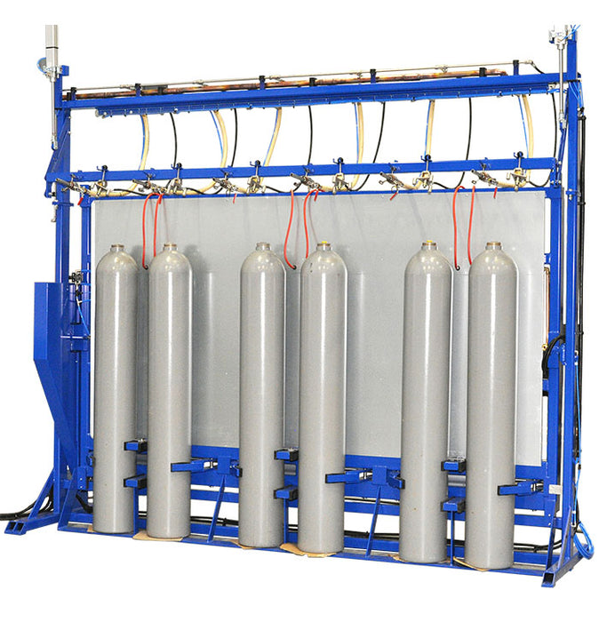 Pressure testing unit for gas cylinders - Ø300mm/H1800mm - M187-770-XXX