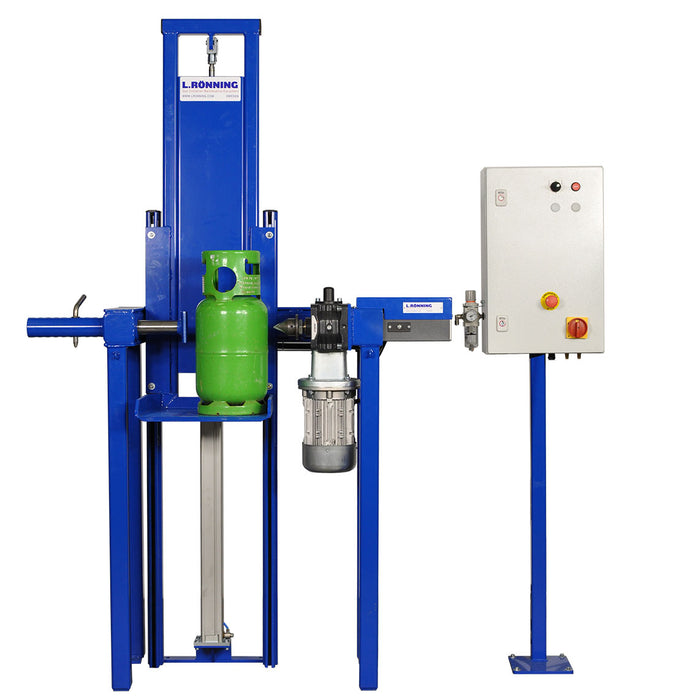 Scrapping machine for welded gas cylinders - M267-369-000