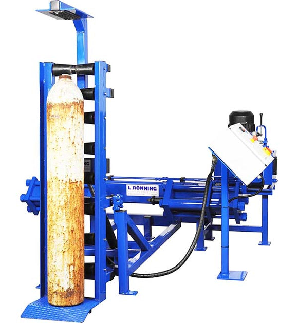 Scrapping machine for seamless gas cylinders - M267-872-001