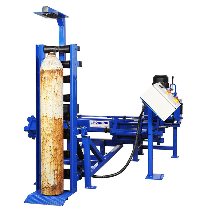 Scrapping machine for seamless gas cylinders - M267-872-001