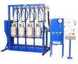 Pressure testing unit for LPG gas cylinder - M187-192-XXX