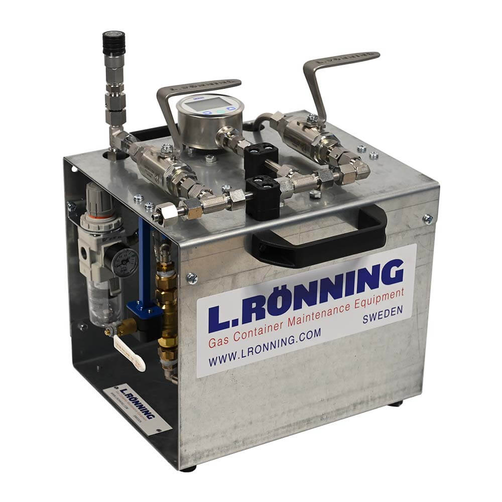 Low Pressure Test Station for LPG Gas Cylinders – L. Ronning